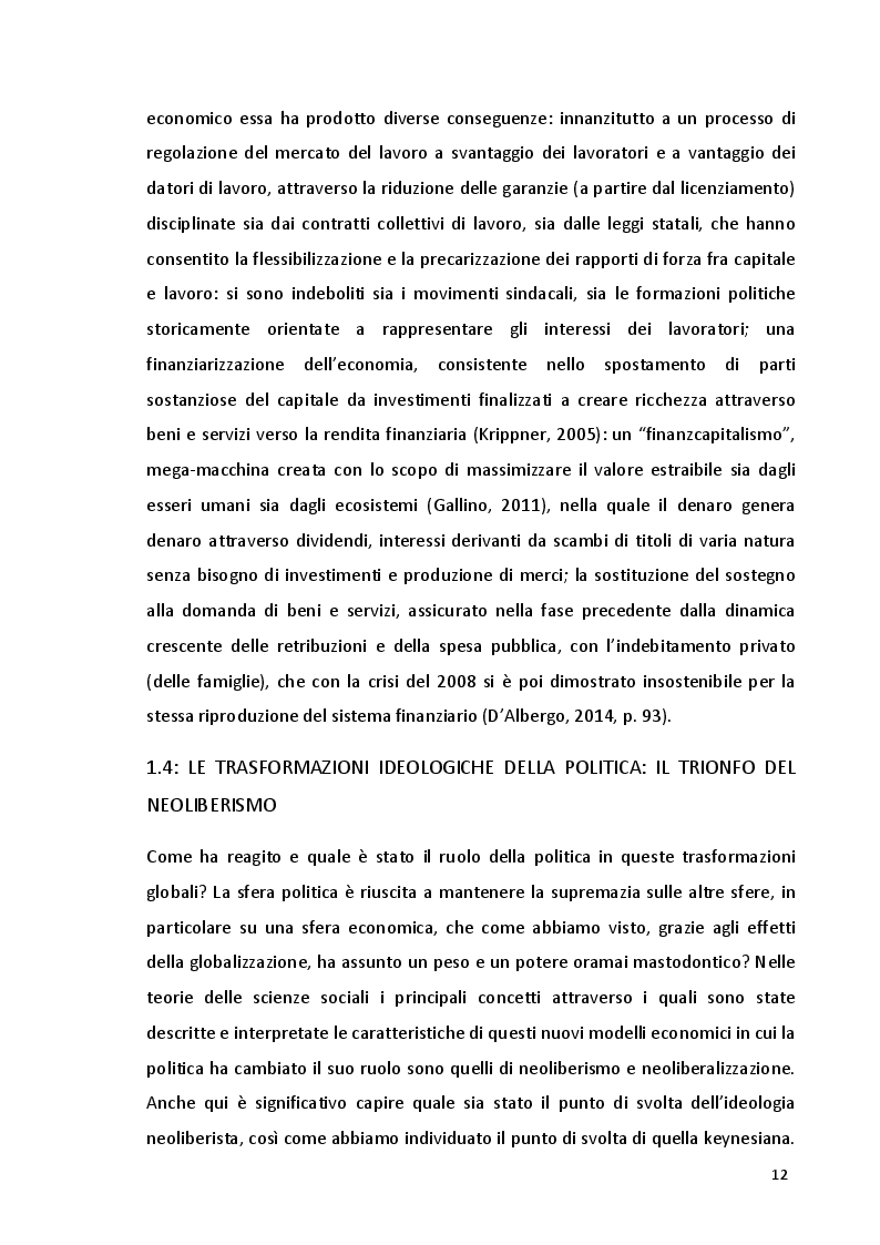 Estratto dalla tesi: Potere politico e potere economico nell'era della globalizzazione: un rapporto complesso