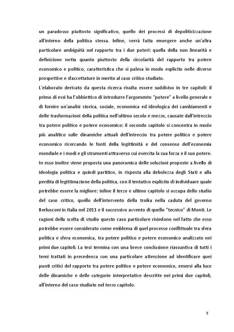 Anteprima della tesi: Potere politico e potere economico nell'era della globalizzazione: un rapporto complesso, Pagina 3