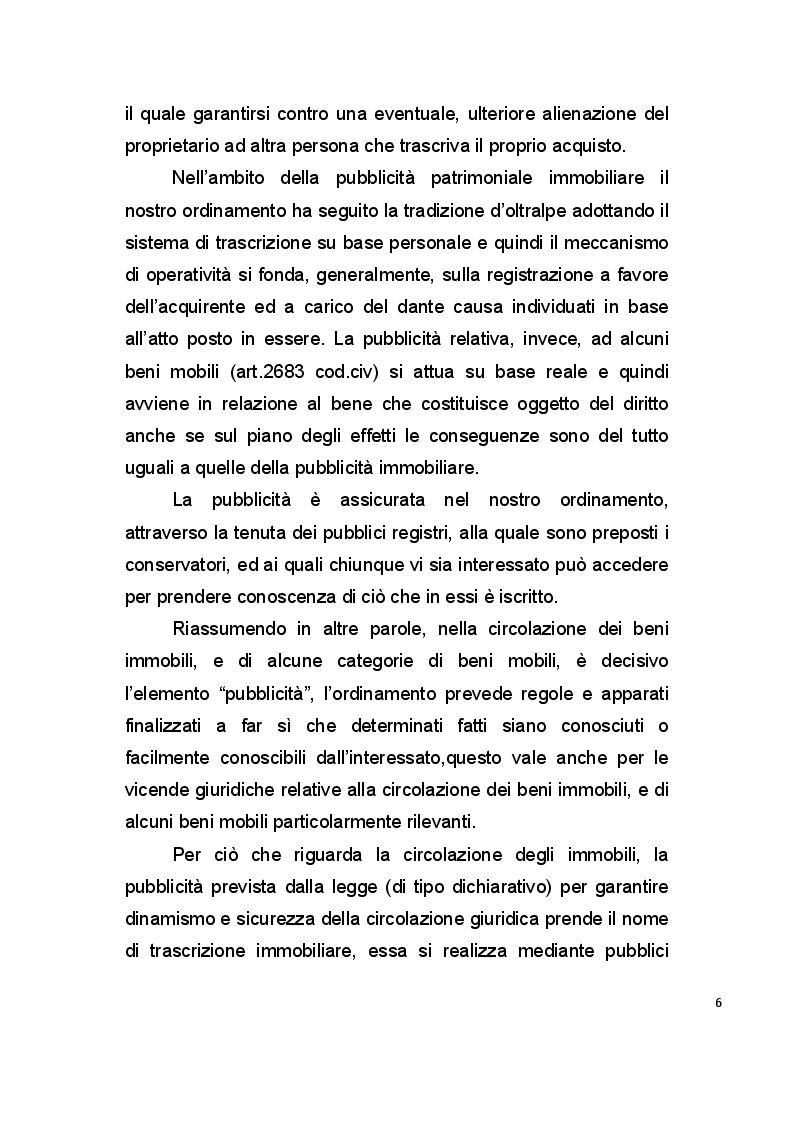 Anteprima della tesi: La pubblicità mobiliare degli autoveicoli, Pagina 4