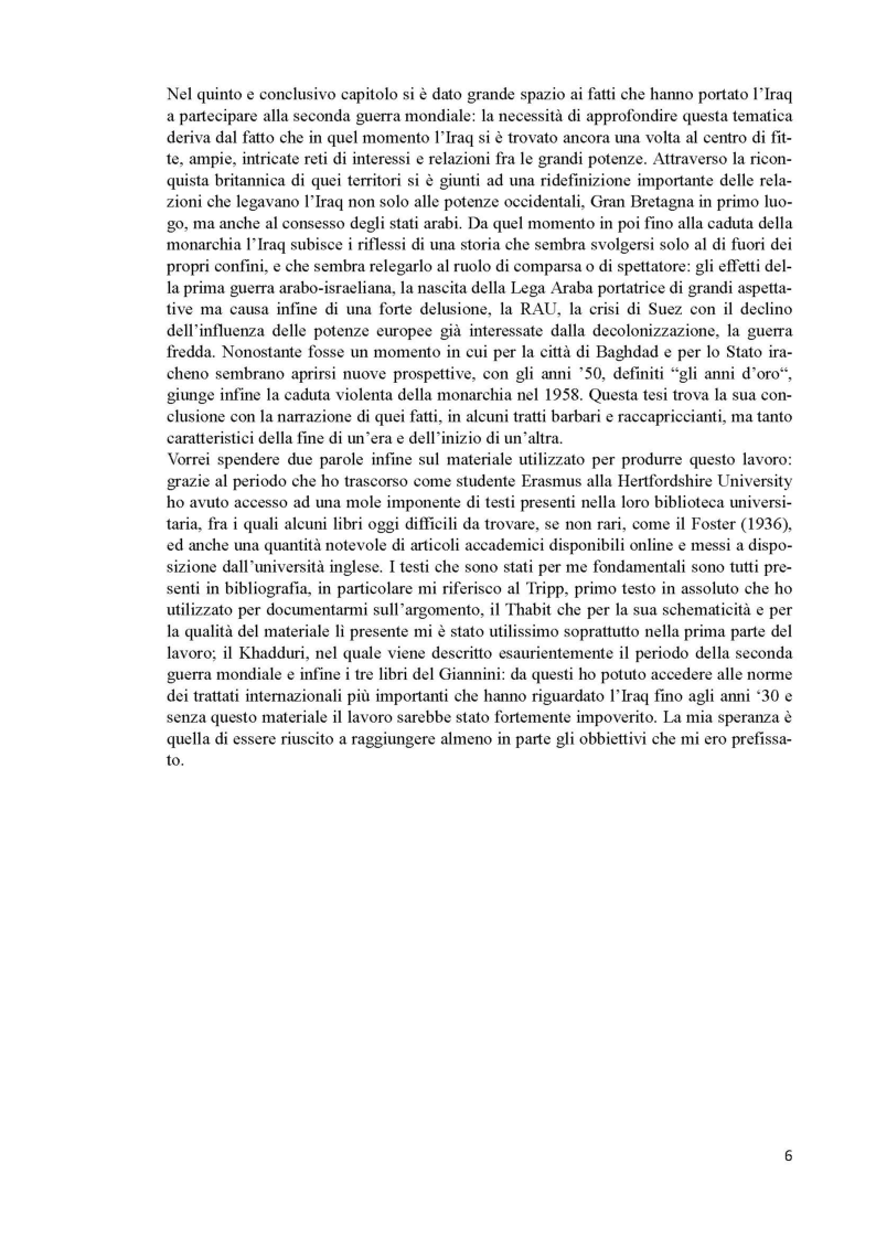 Anteprima della tesi: L'Iraq da provincia dell'Impero Ottomano alla caduta della monarchia (1514 - 1958), Pagina 4