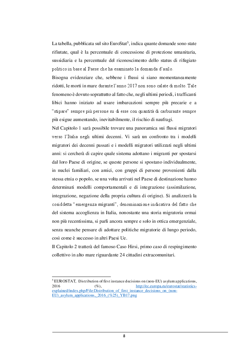 Anteprima della tesi: La cooperazione Italia-Libia e le violazioni dei diritti dei migranti, Pagina 7