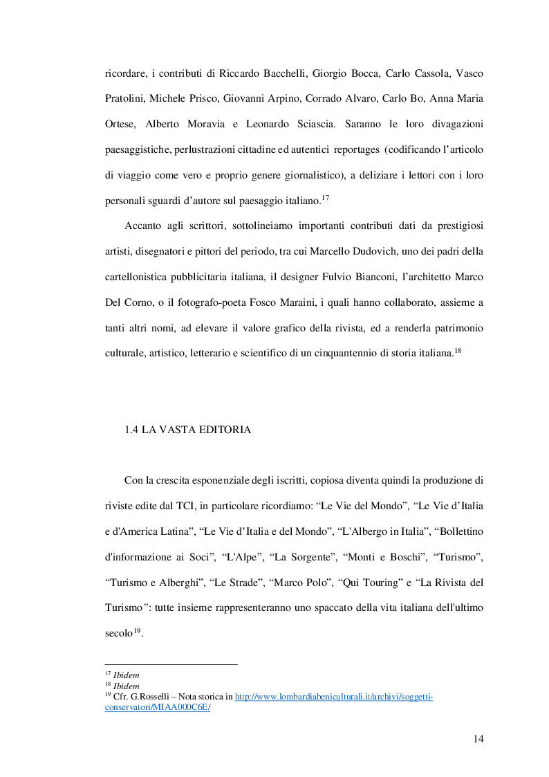 Anteprima della tesi: Appunti di una nazione che rinasce: il ruolo di testimonianza del Touring Club Italiano nella prima fase della ricostruzione italiana nel secondo dopoguerra, Pagina 8
