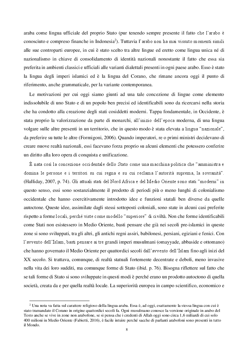 Anteprima della tesi: Storia e Sviluppo dello Stato in Medio Oriente: Dal Colonialismo al Ritorno del Califfato, Pagina 3