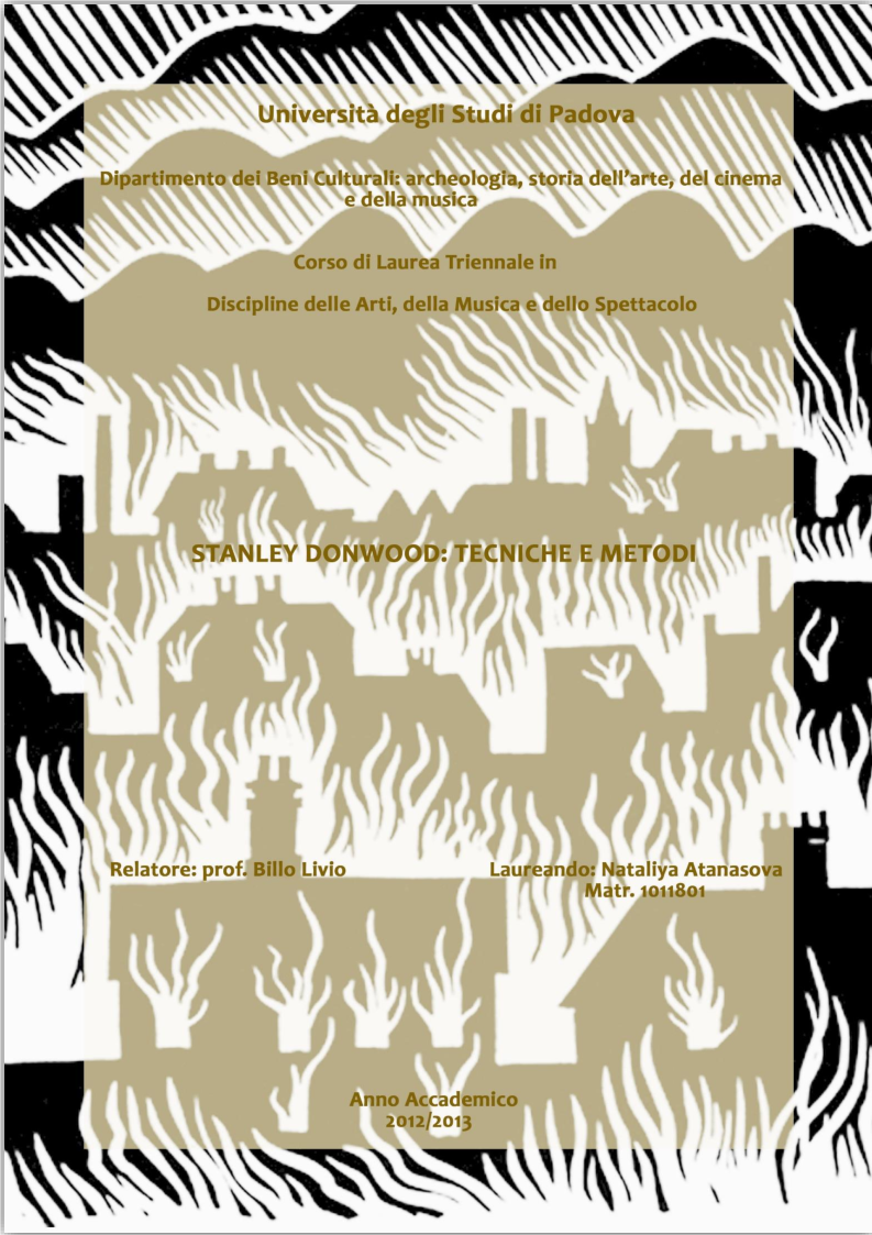 Anteprima della tesi: Stanley Donwood - Tecniche e Metodi, Pagina 1