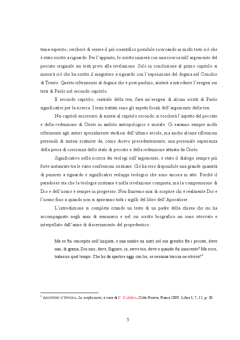 Anteprima della tesi: Cristo e il peccato nella teologia di Paolo: relazione tra due antitesi, Pagina 3