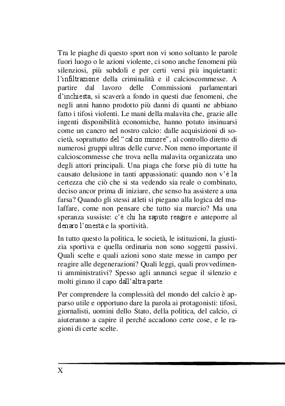 Anteprima della tesi: Il Tifo Calcistico in Italia tra Passione, Violenza e Mafia. Il giornalismo, la politica e il fenomeno ultras, Pagina 5