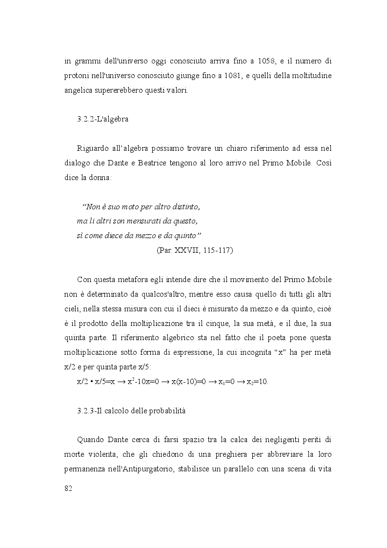 Anteprima della tesi: Le due culture: scienza e letteratura nella Commedia, Pagina 7