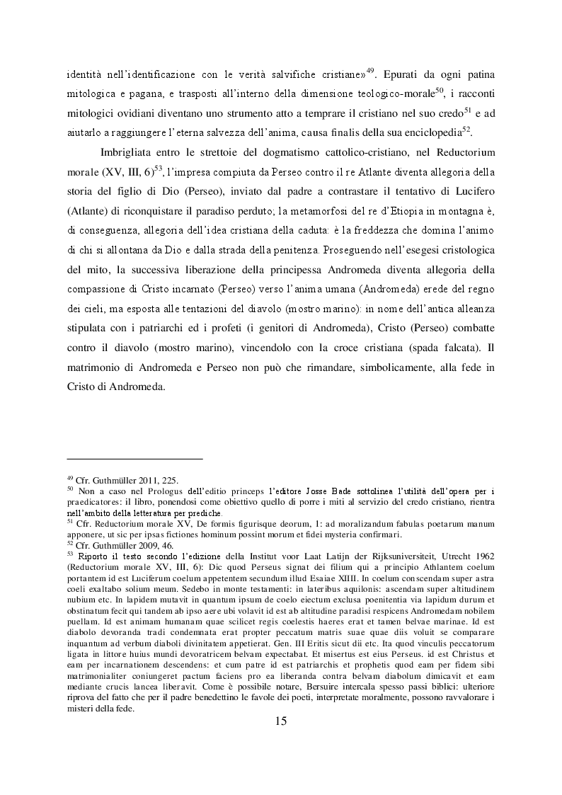 Estratto dalla tesi: Il mito di Perseo nelle Genealogie deorum gentilium di Giovanni Boccaccio