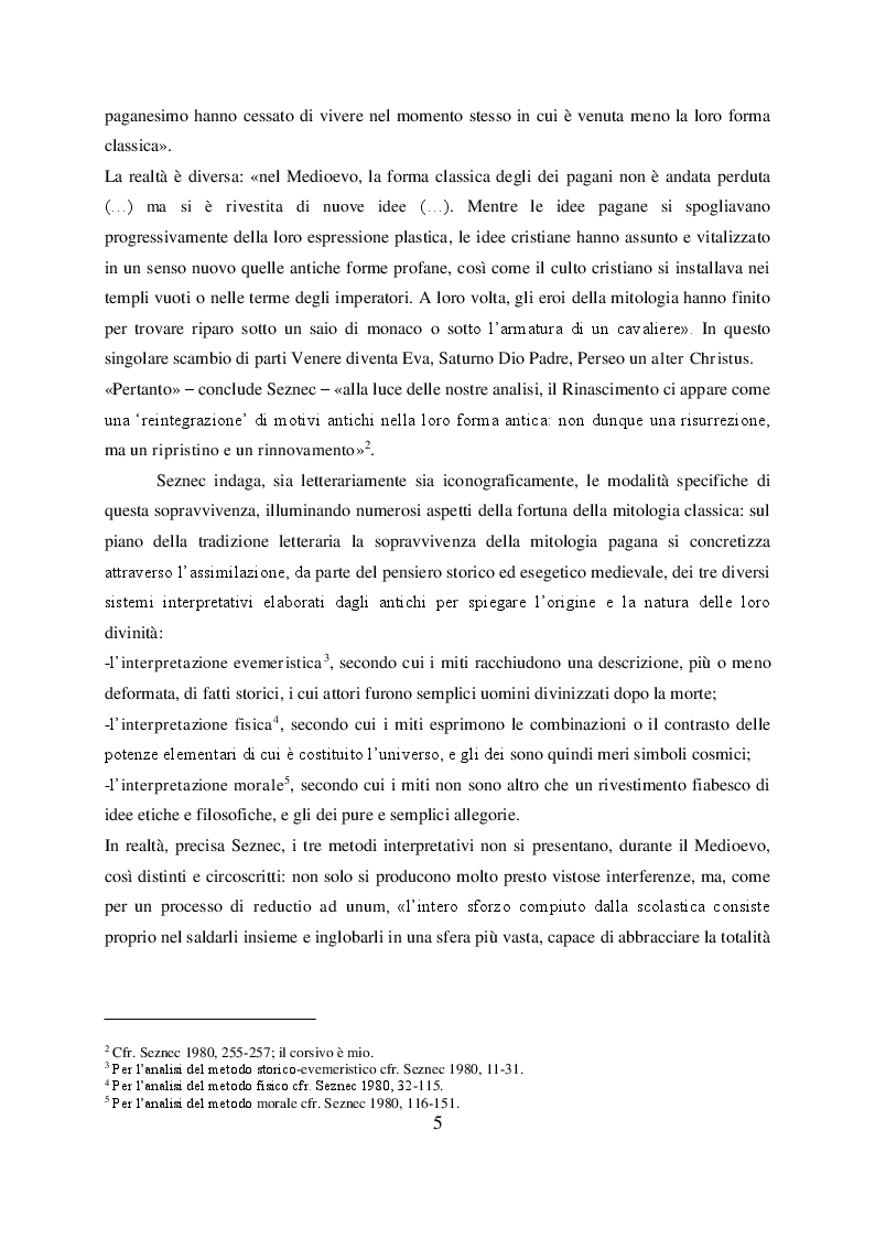 Anteprima della tesi: Il mito di Perseo nelle Genealogie deorum gentilium di Giovanni Boccaccio, Pagina 3