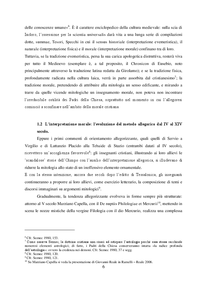 Anteprima della tesi: Il mito di Perseo nelle Genealogie deorum gentilium di Giovanni Boccaccio, Pagina 4