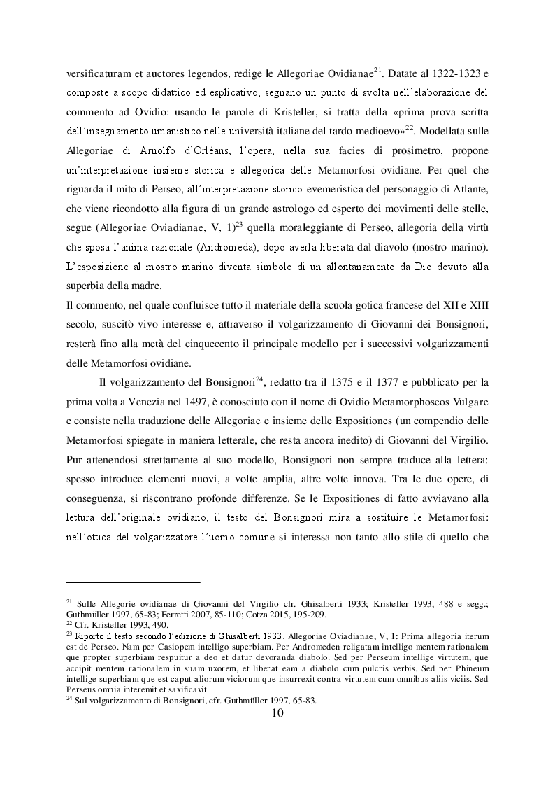 Anteprima della tesi: Il mito di Perseo nelle Genealogie deorum gentilium di Giovanni Boccaccio, Pagina 8