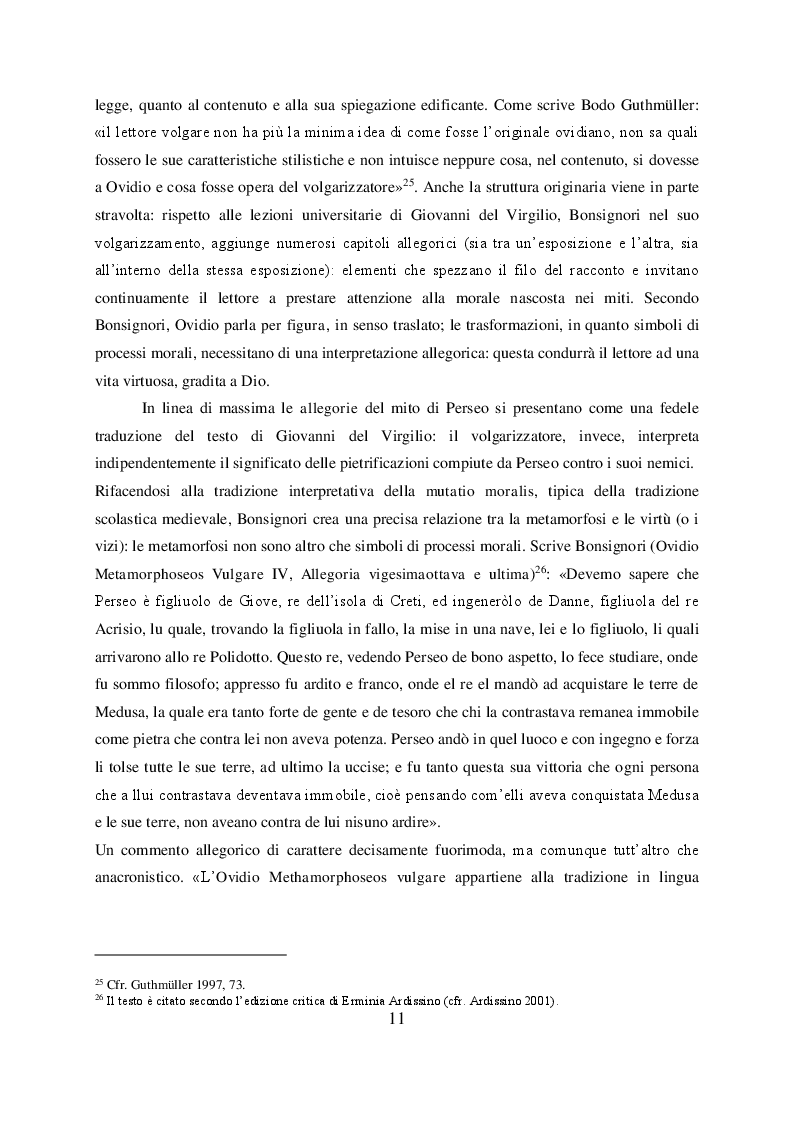 Anteprima della tesi: Il mito di Perseo nelle Genealogie deorum gentilium di Giovanni Boccaccio, Pagina 9