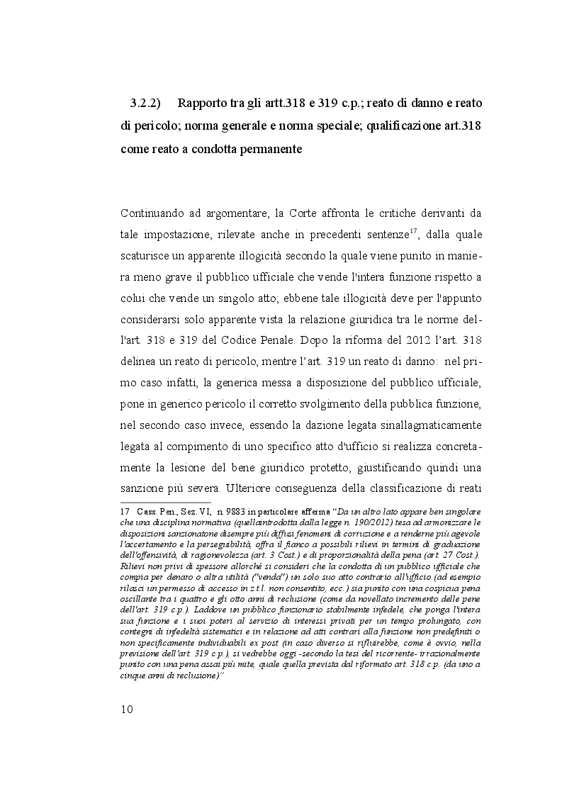 Anteprima della tesi: I reati di corruzione, Pagina 3