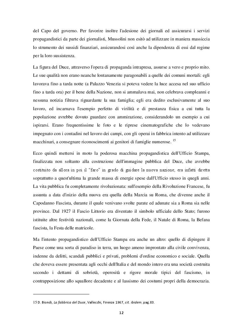Estratto dalla tesi: La politica fascista tra rivoluzione e ricerca del consenso: uno sguardo d'insieme e il caso del territorio livornese