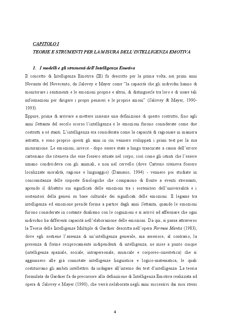 Anteprima della tesi: Il ruolo dell'Intelligenza Emotiva nell'Ansia e nella Depressione, Pagina 3