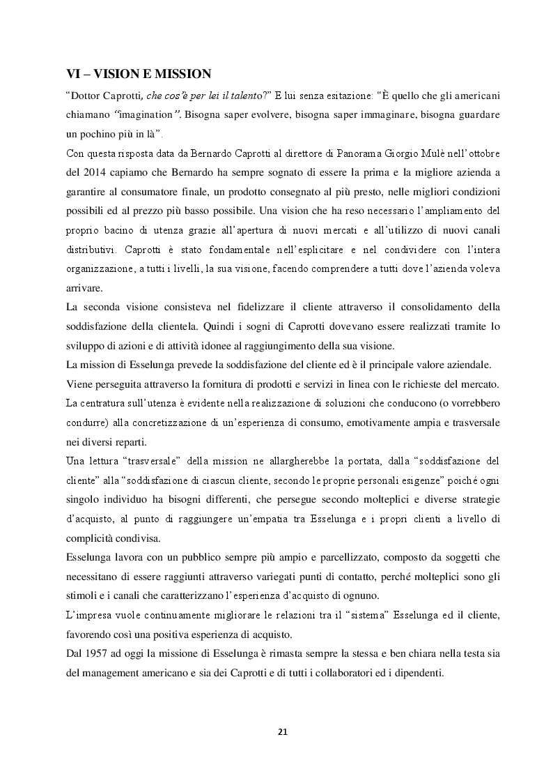 Anteprima della tesi: Competere in un Oceano Rosso: il caso Esselunga, Pagina 5