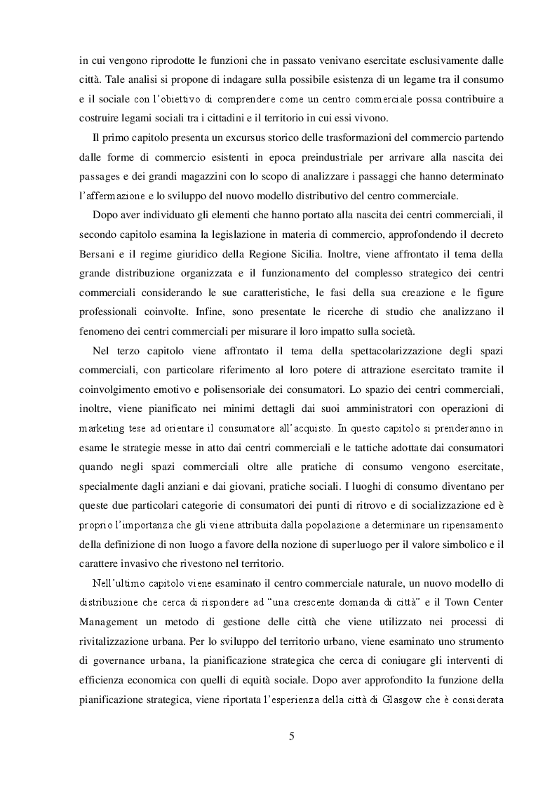 Anteprima della tesi: I Centri Commerciali e la Responsabilità Sociale: La Collaborazione dei diversi Stakeholder per la promozione del benessere collettivo, Pagina 3