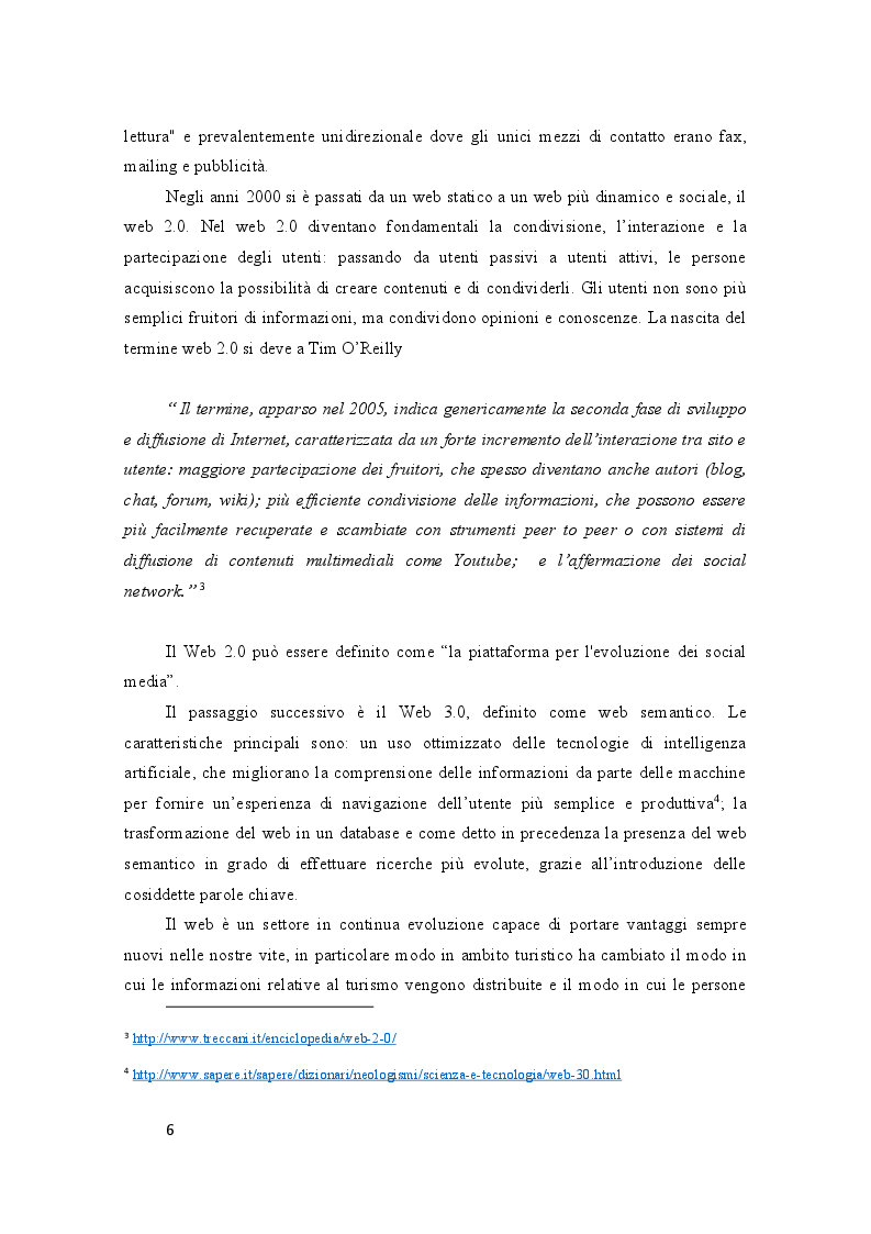 Anteprima della tesi: Turismo Digitale: il viaggio ai tempi dei social media, Pagina 4