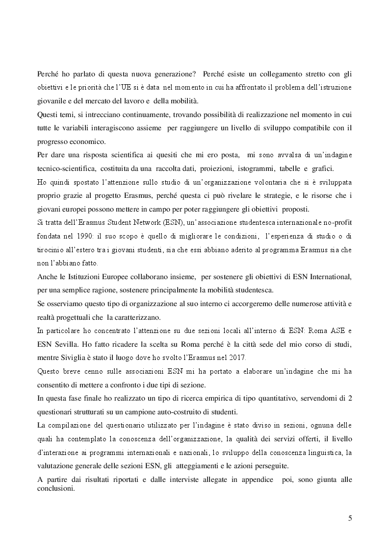 Anteprima della tesi: I Millenials Erasmus: l'innovazione sociale passa attraverso il digitale, Pagina 3