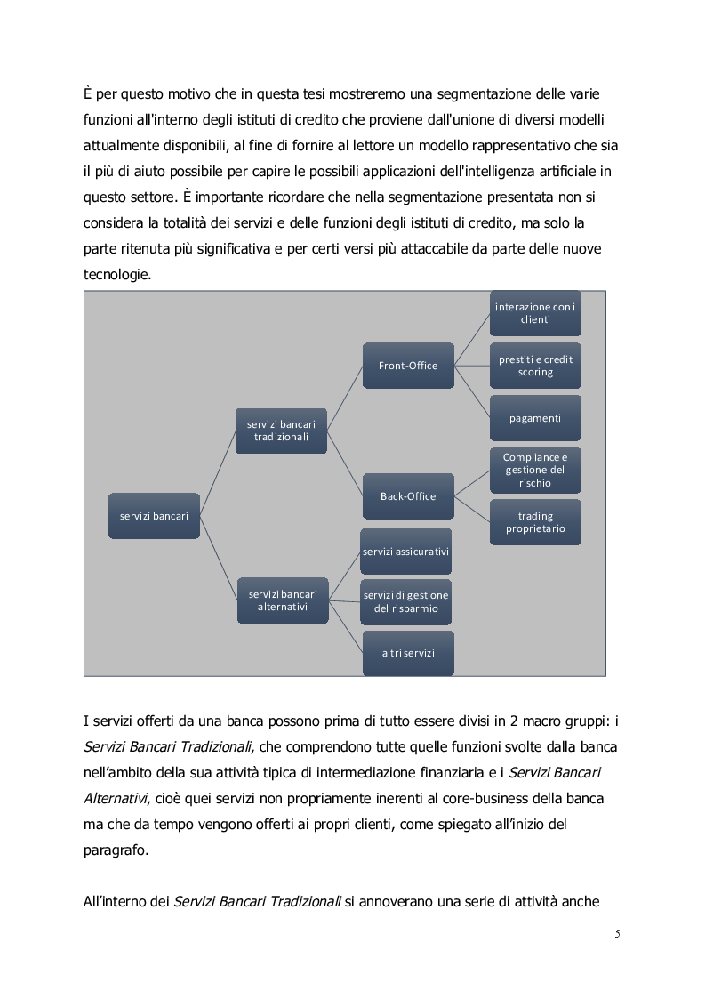 Anteprima della tesi: Intelligenza Artificiale nell'industria bancaria: applicazioni attuali e prospettive future, Pagina 5