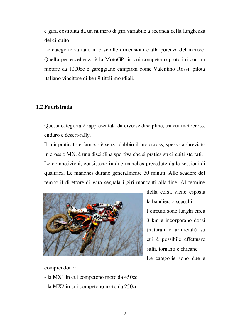 Anteprima della tesi: Profilo fisiologico nelle competizioni motociclistiche a carattere professionistico, Pagina 5