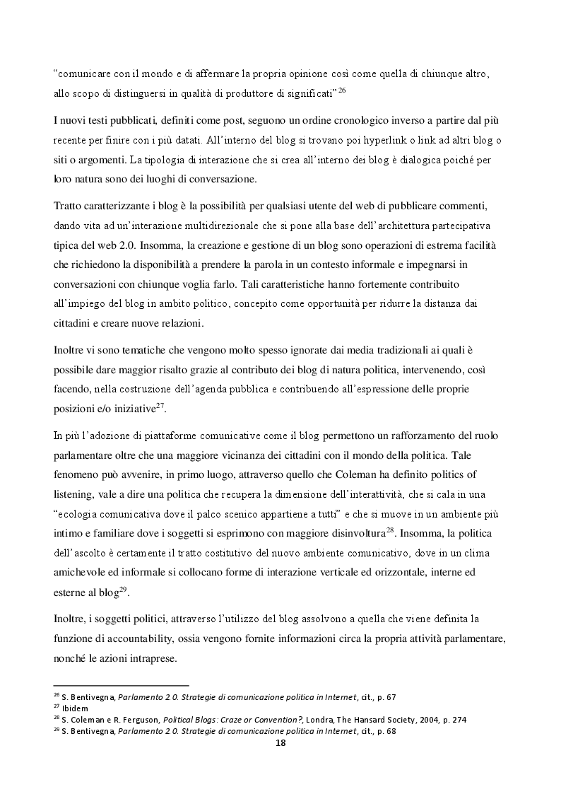 Anteprima della tesi: La comunicazione politica nell'era del web 2.0, Pagina 3