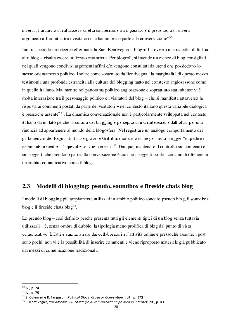 Anteprima della tesi: La comunicazione politica nell'era del web 2.0, Pagina 5