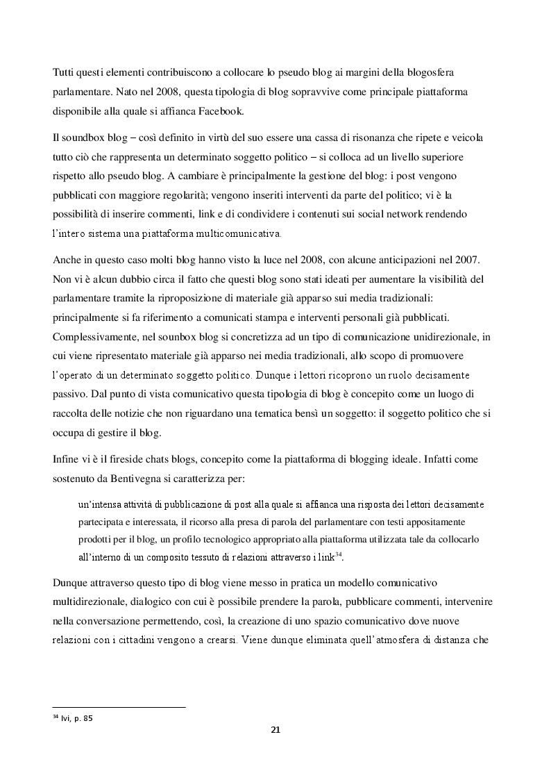 Anteprima della tesi: La comunicazione politica nell'era del web 2.0, Pagina 6