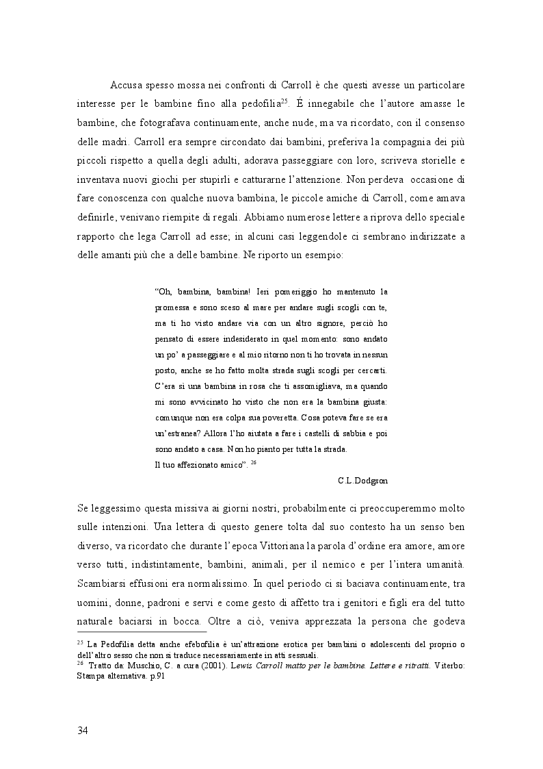 Anteprima della tesi: Il mondo di Carroll e la schizofrenia. Confronto tra il comportamento schizofrenico e le opere di Lewis Carroll, Pagina 7