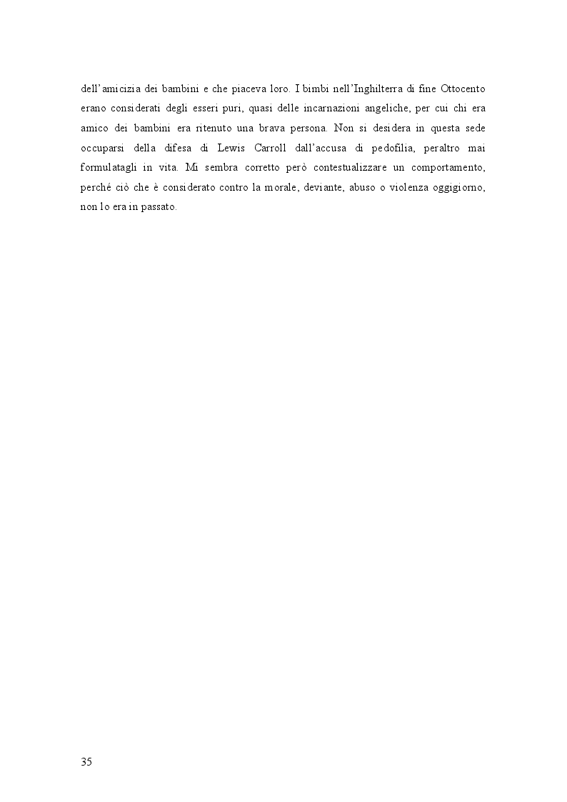 Anteprima della tesi: Il mondo di Carroll e la schizofrenia. Confronto tra il comportamento schizofrenico e le opere di Lewis Carroll, Pagina 8
