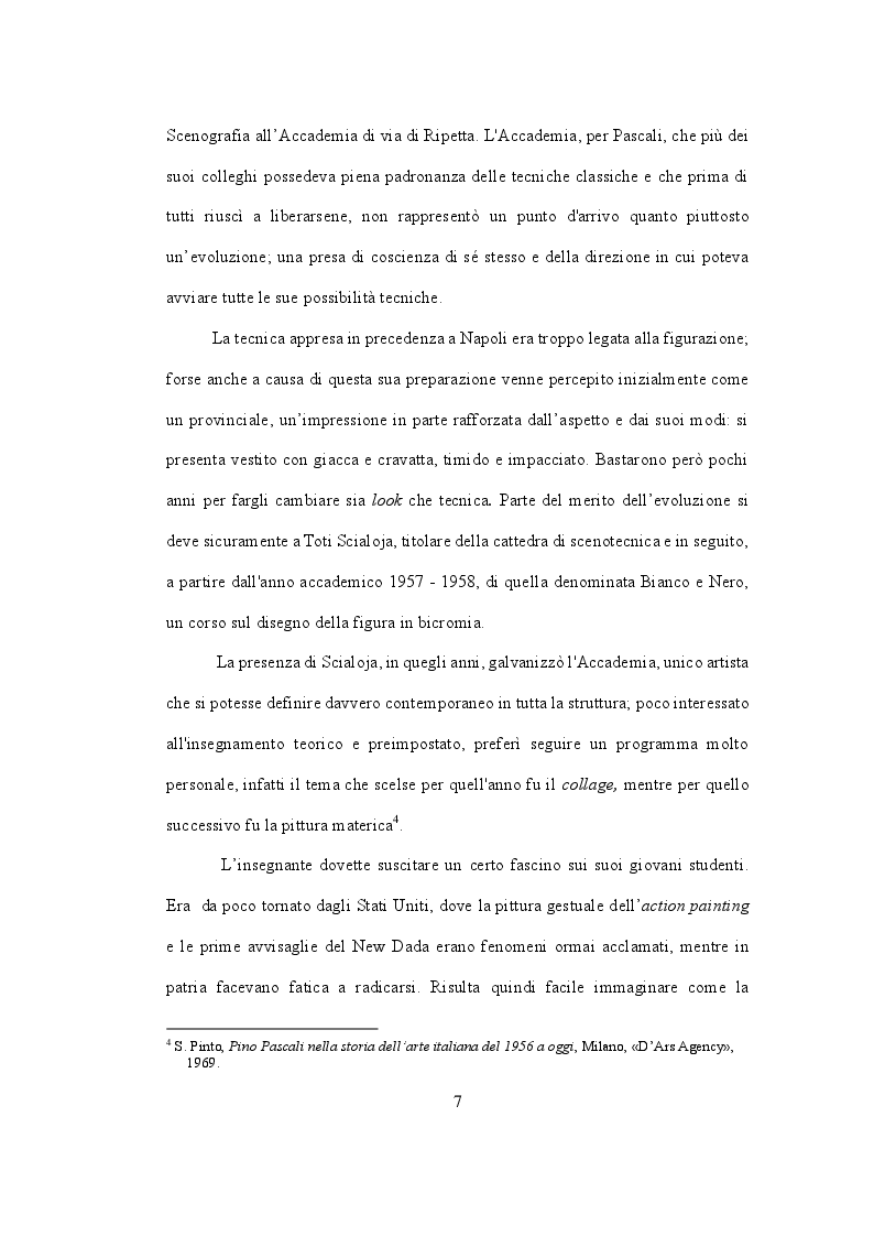 Anteprima della tesi: Pino Pascali. Riflessioni sui quattro anni di attività (1964 - 1968), Pagina 6