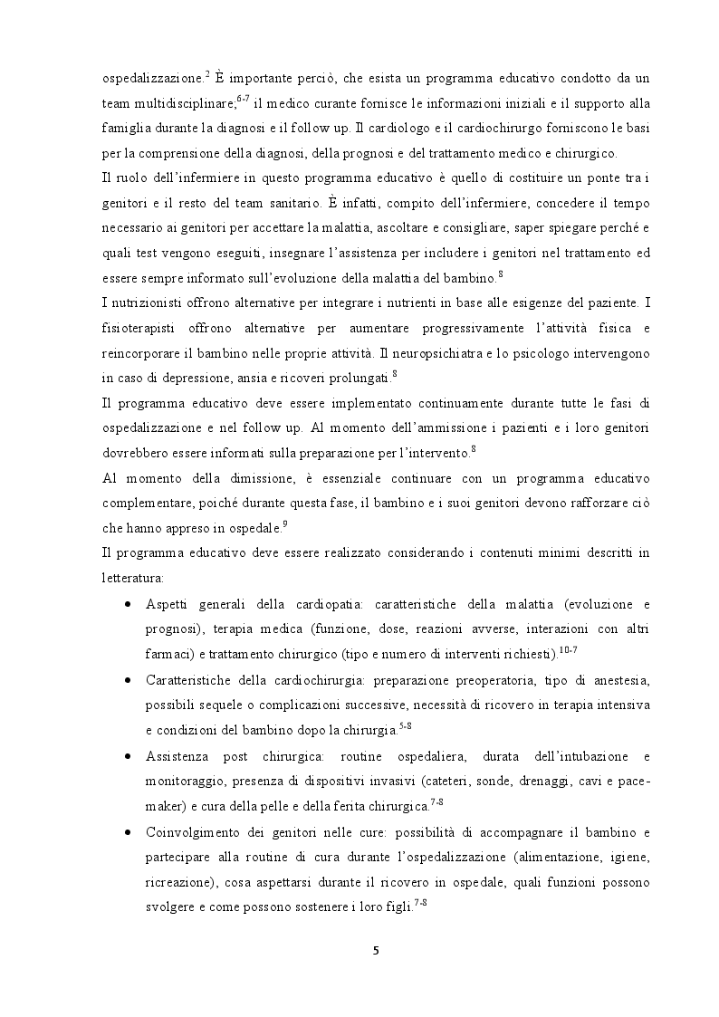 Anteprima della tesi: Bambino Cardiopatico: proposta di una guida a sostegno dei genitori dalla diagnosi alla cura, Pagina 3