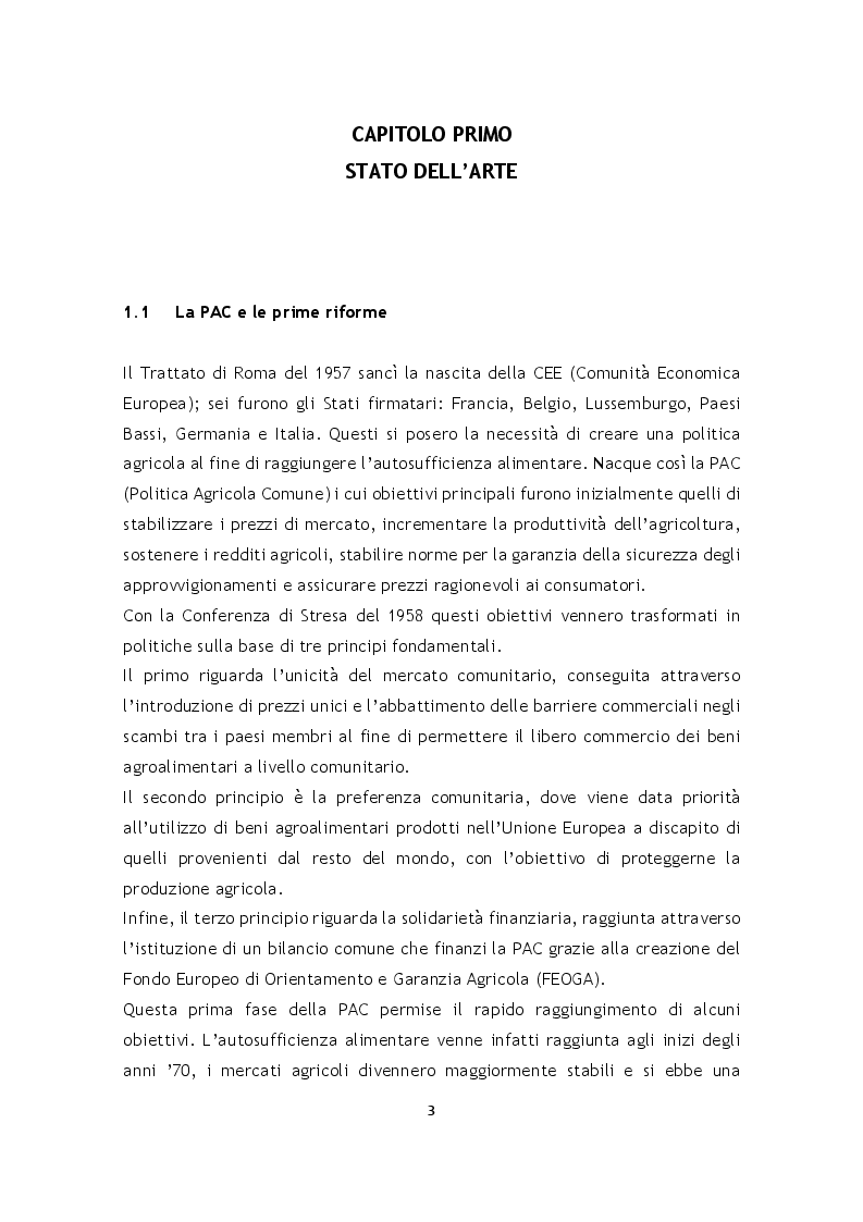 Anteprima della tesi: L'effetto della riforma Pac 2014-2020 sulle superfici agrarie in Italia, Pagina 4