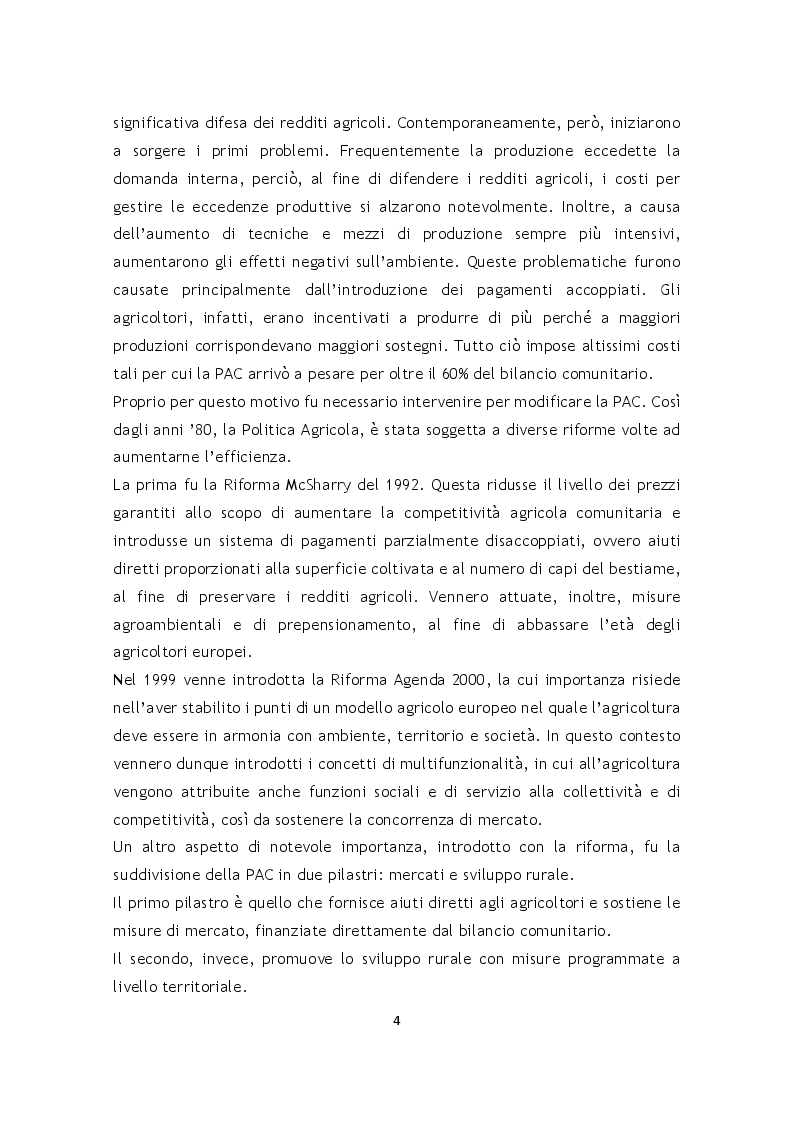 Anteprima della tesi: L'effetto della riforma Pac 2014-2020 sulle superfici agrarie in Italia, Pagina 5