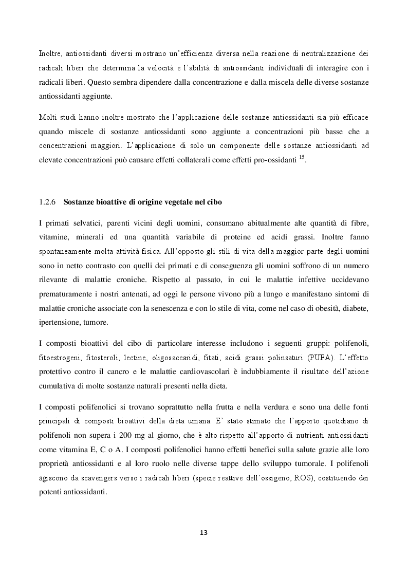 Estratto dalla tesi: Valutazione dell'attività biologica di digeriti di carne rossa processata su linee cellulari intestinali umane