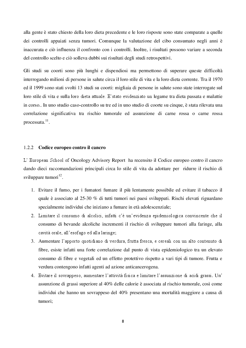 Anteprima della tesi: Valutazione dell'attività biologica di digeriti di carne rossa processata su linee cellulari intestinali umane, Pagina 5