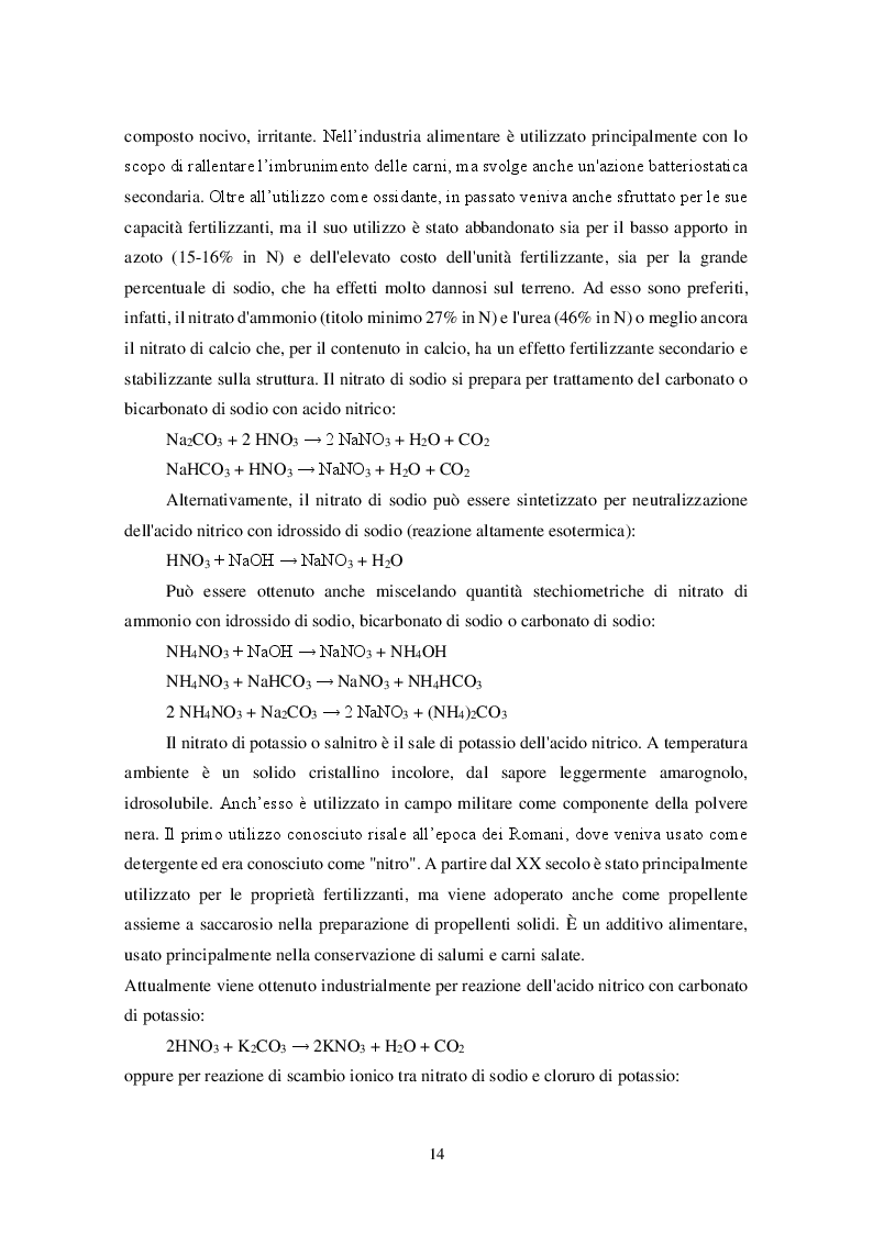 Anteprima della tesi: Uso dei Nitrati e Nitriti nell'industria dei salumi, Pagina 5