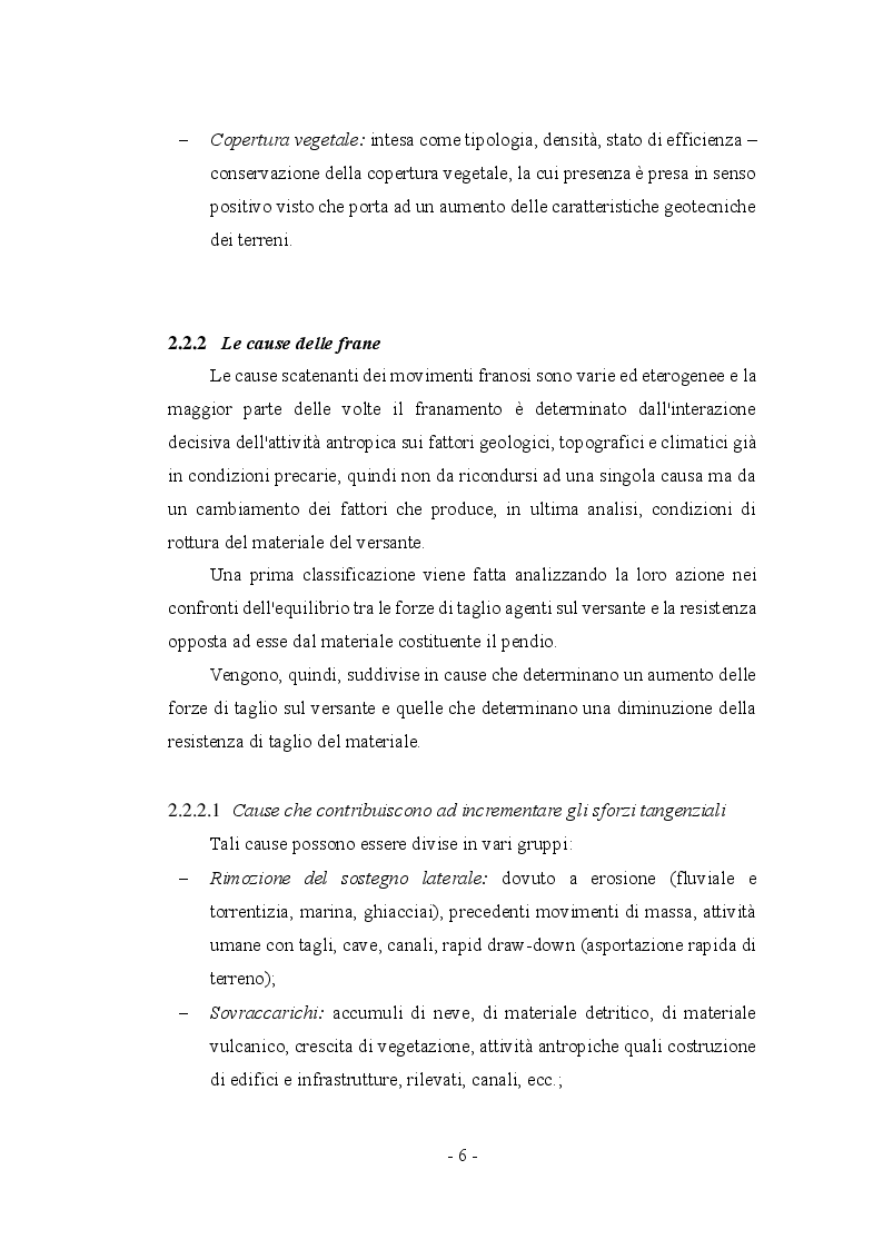 Anteprima della tesi: Fenomeni franosi: dall'analisi alla stabilizzazione, Pagina 3