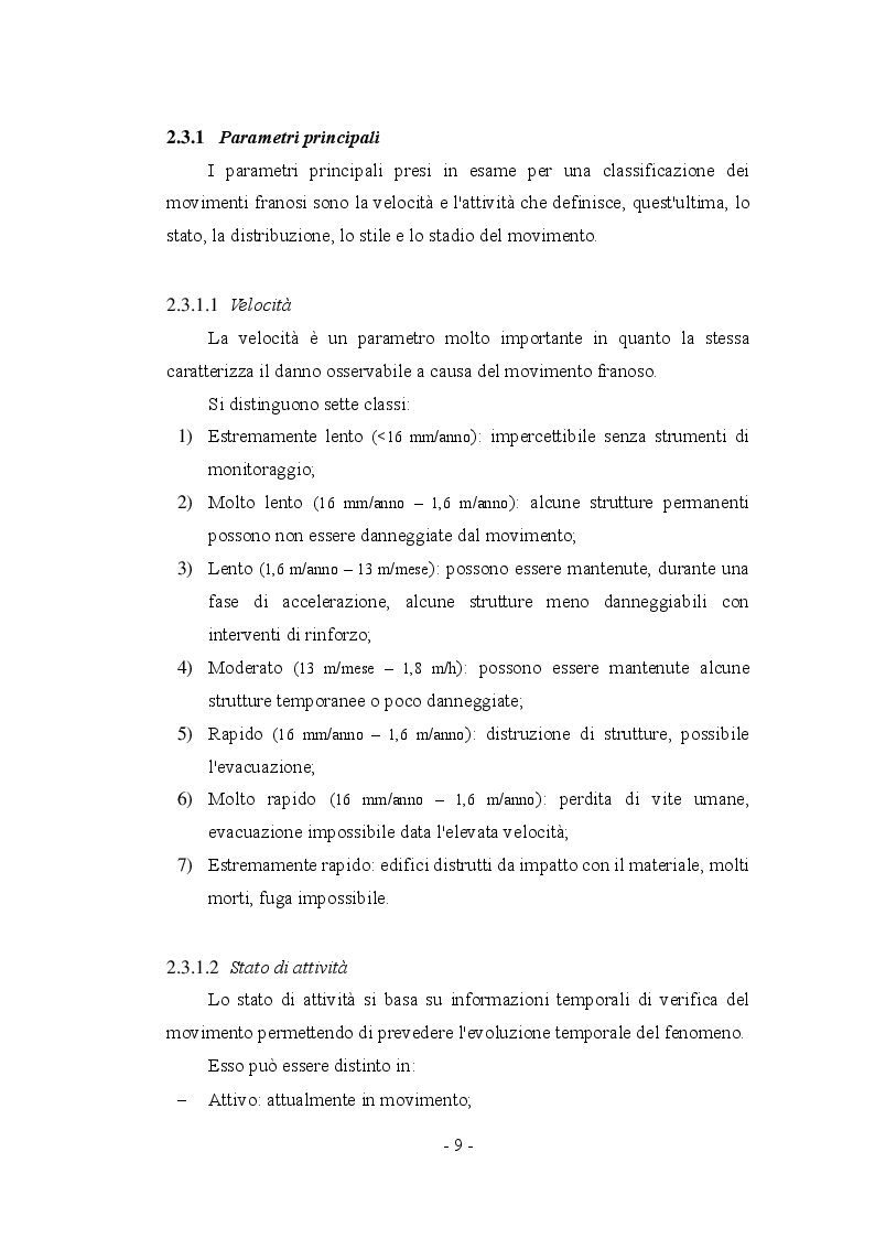 Anteprima della tesi: Fenomeni franosi: dall'analisi alla stabilizzazione, Pagina 6