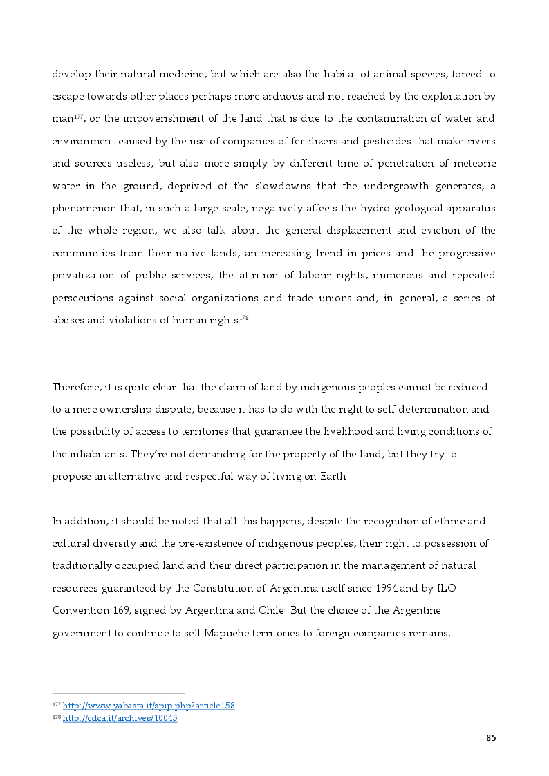 Anteprima della tesi: The Rights of Indigenous Peoples: Mapuche case, Pagina 11
