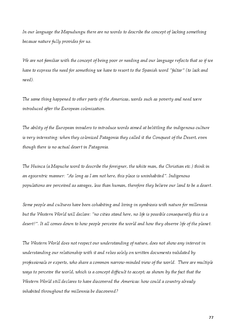 Anteprima della tesi: The Rights of Indigenous Peoples: Mapuche case, Pagina 3