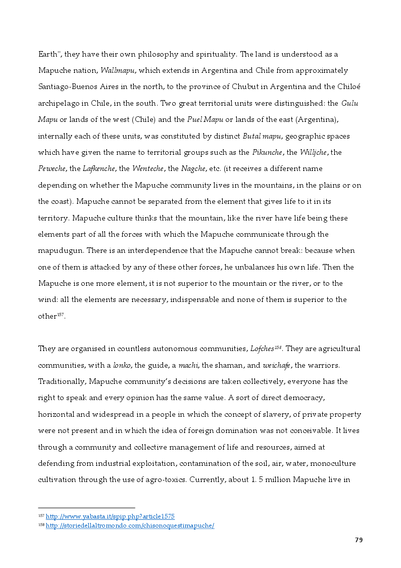 Anteprima della tesi: The Rights of Indigenous Peoples: Mapuche case, Pagina 5