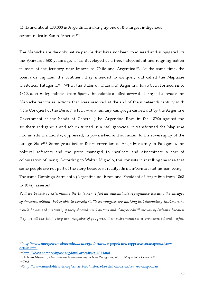 Anteprima della tesi: The Rights of Indigenous Peoples: Mapuche case, Pagina 6