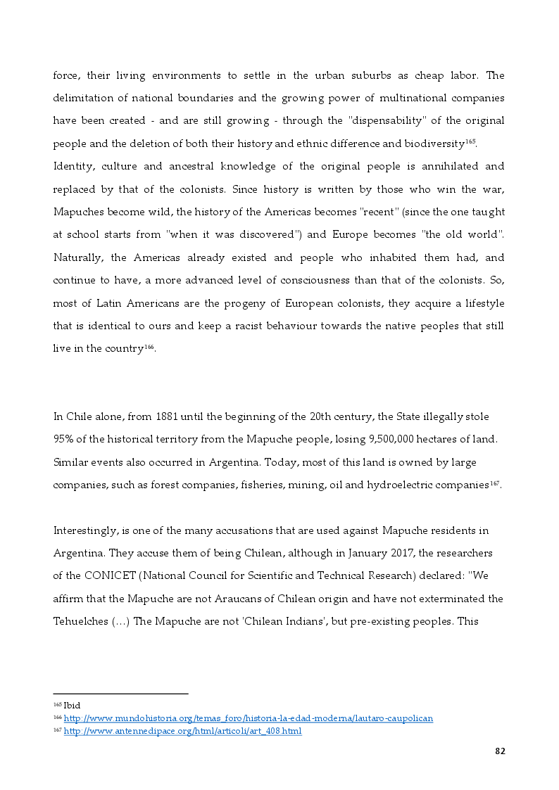 Anteprima della tesi: The Rights of Indigenous Peoples: Mapuche case, Pagina 8