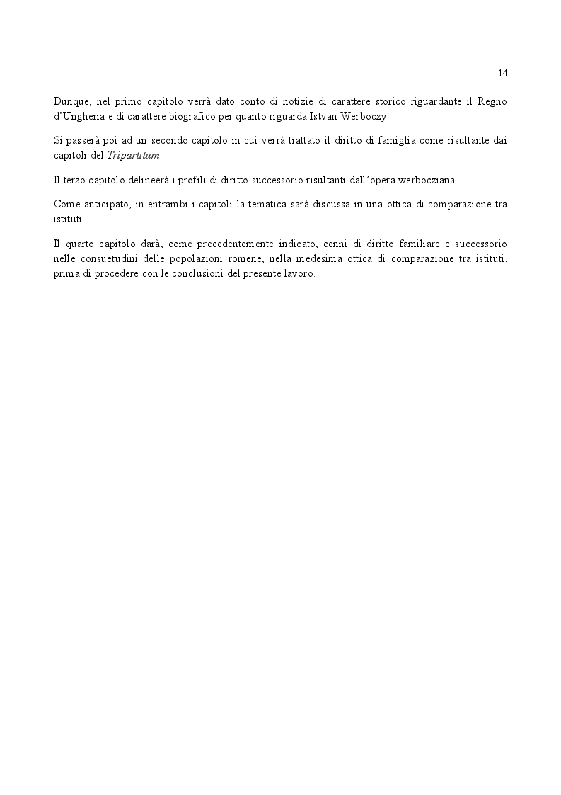 Anteprima della tesi: Famiglia e Successioni in Ungheria tra tardo Medioevo e prima Età moderna: il Tripartitum di Istvan Werboczy (1517), Pagina 7
