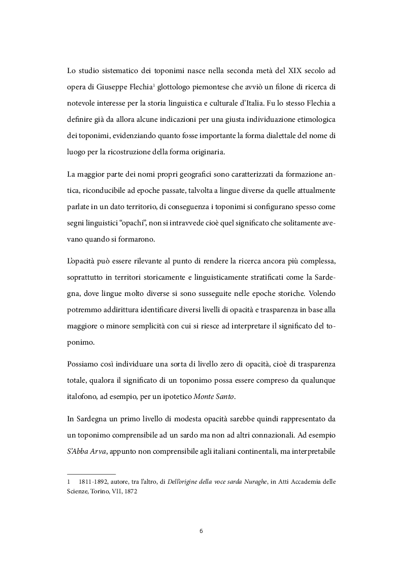 Anteprima della tesi: Il ruolo dei nomi di luogo nel processo di valorizzazione turistica, Pagina 5