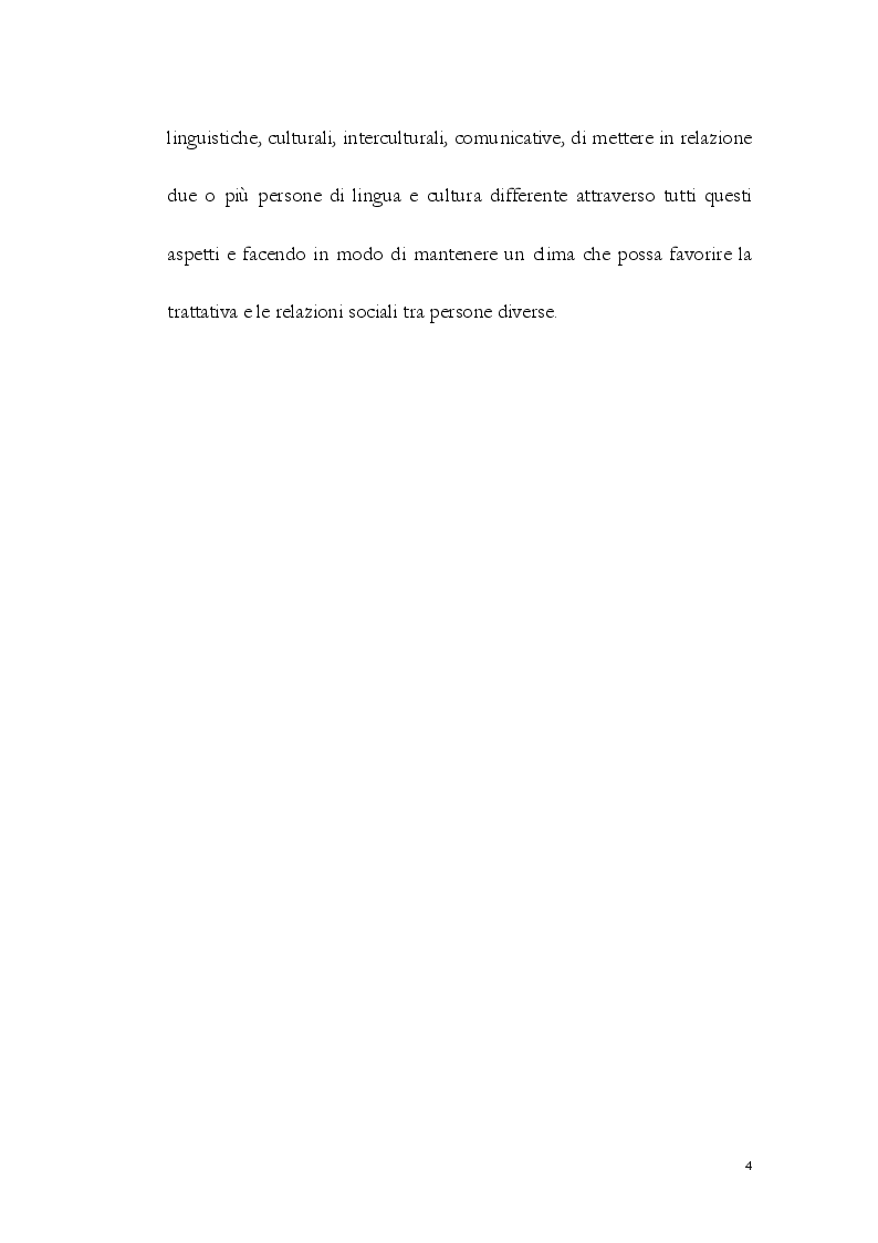 Anteprima della tesi: La Comunicazione Interculturale: le difficoltà dell’interprete di trattativa tra prossemica e cinesica, Pagina 5