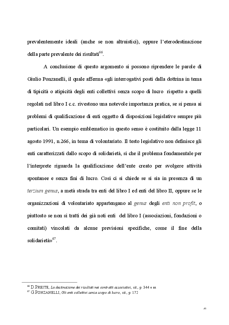 Anteprima della tesi: L'esercizio dell'attività d'impresa da parte delle Associazioni e delle Fondazioni, Pagina 9