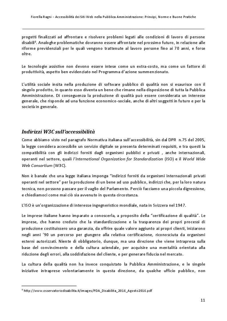 Estratto dalla tesi: Accessibilità dei Siti Web nella Pubblica Amministrazione: Principi, Norme e Buone Pratiche