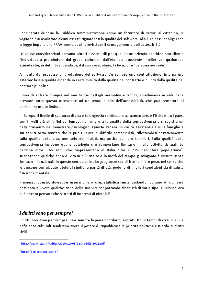 Anteprima della tesi: Accessibilità dei Siti Web nella Pubblica Amministrazione: Principi, Norme e Buone Pratiche, Pagina 3